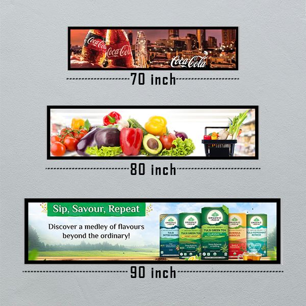Väggmonterad digital reklamskärm